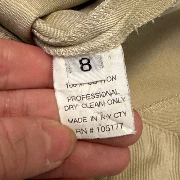 Ulla Johnson pencil skirt Beige silver button  8 Ulla Johnson tan career pencil - Picture 8 of 15